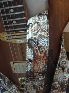 WHOOOO Owls Guitar Strap