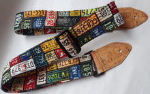 Load image into Gallery viewer, Vintage License Plates Guitar Strap